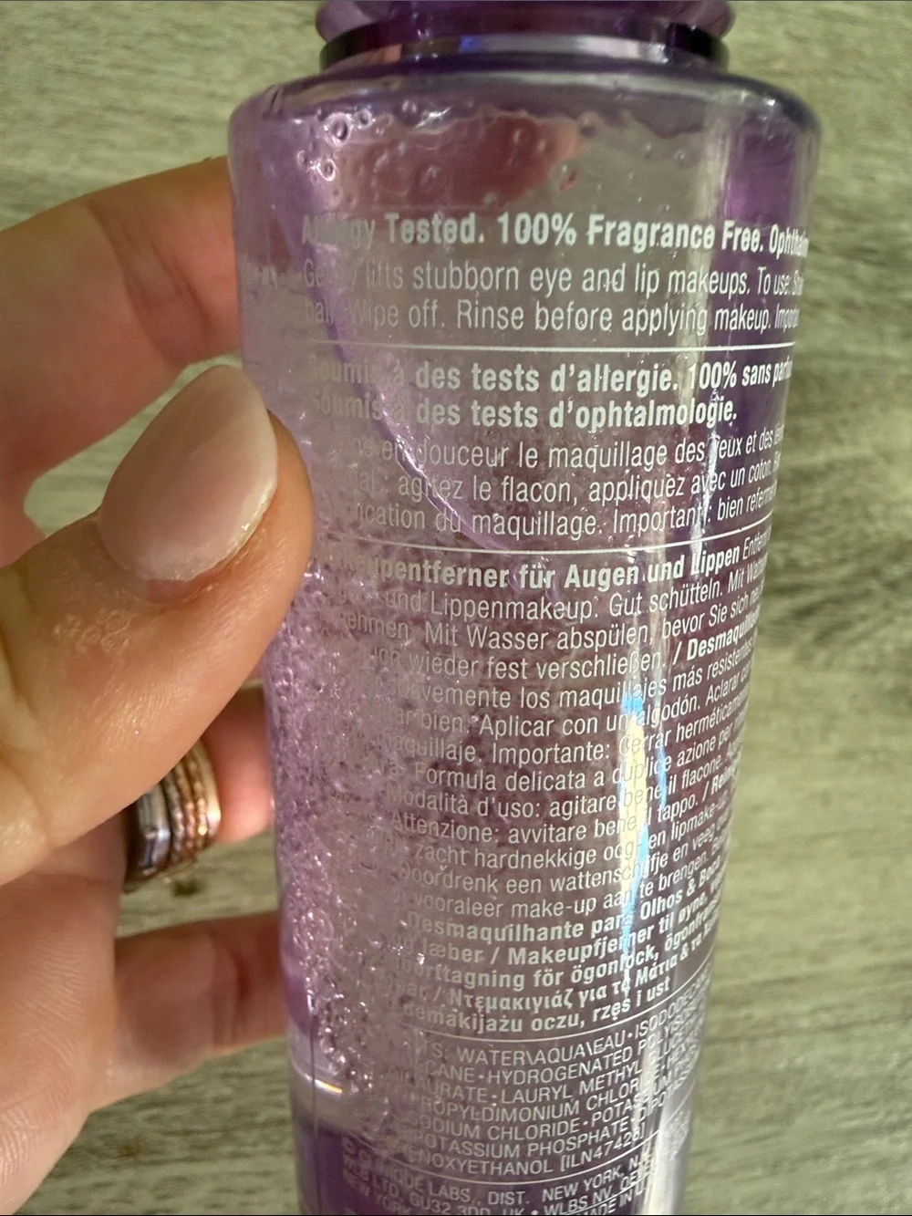 Clinique gentle gel